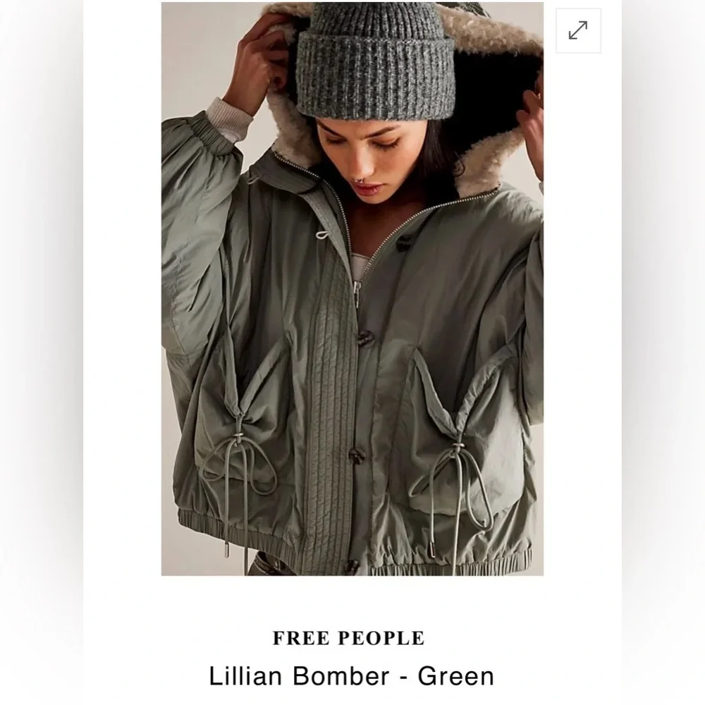 Free People Lillian Bomber Size XS NWT